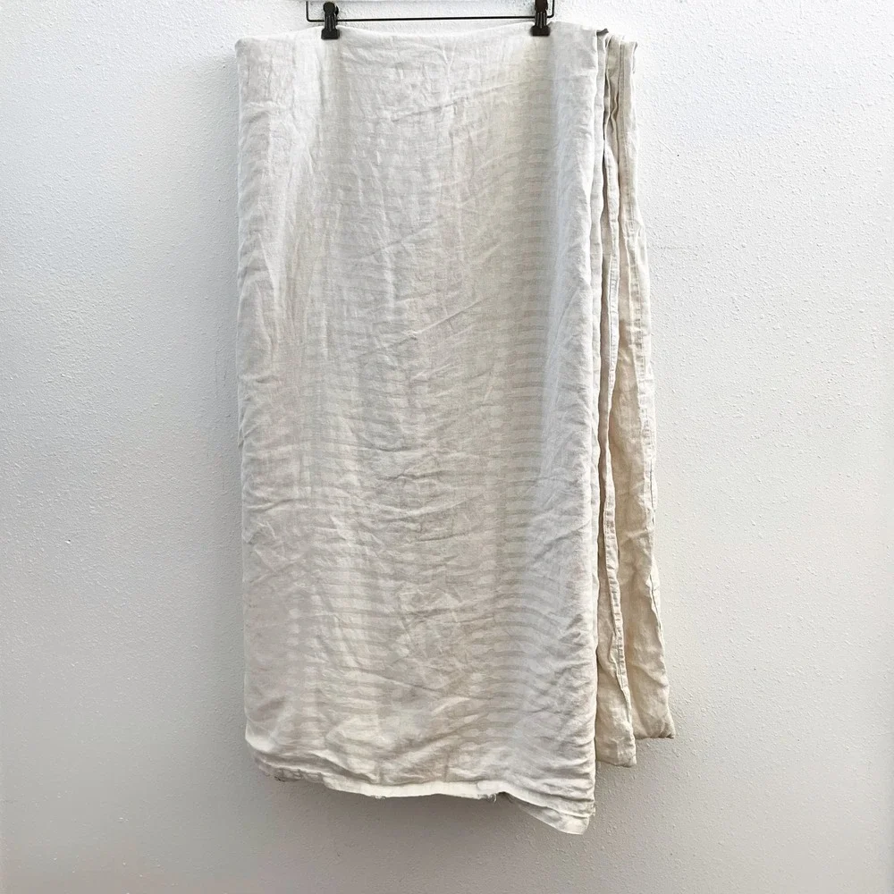 WEST ELM 100% Linen Duvet Cover Size Full/Queen Size